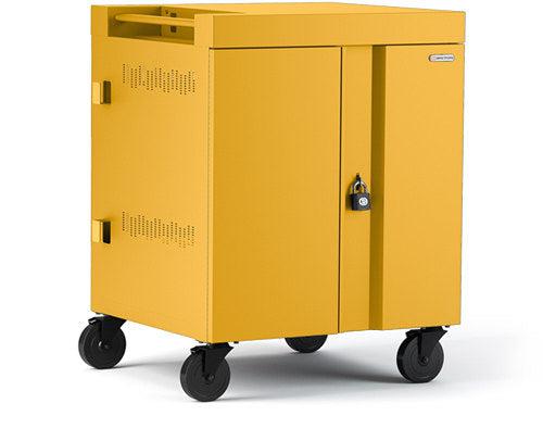 Bretford Cube Portable Device Management Cart Yellow