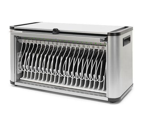 Bretford Hgfq2Bg1 Portable Device Management Cart/Cabinet Platinum