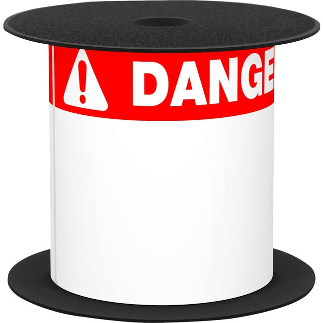 Brother 4in x 6in Red Danger 1.125in Header Die-Cut ANSI / OSHA Label BMSLT46DANGB