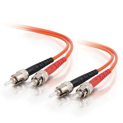 C2G 1M St/St Taa Duplex 62.5/125 Μm Fibre Optic Cable St/Bfoc Orange