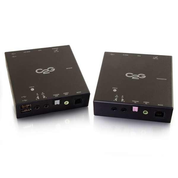 C2G 29510 Av Extender Av Transmitter & Receiver Black