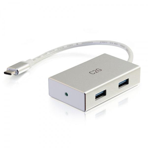 C2G 29827 Interface Hub Usb 3.2 Gen 1 (3.1 Gen 1) Type-C 5000 Mbit/S Silver