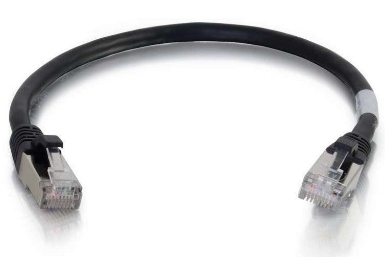 C2G 2Ft. Cat6A Rj-45 Networking Cable Black 0.6 M S/Ftp (S-Stp)