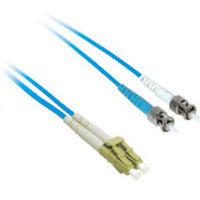 C2G 2M Lc/St Duplex 9/125 Single-Mode Fiber Patch Fibre Optic Cable Blue