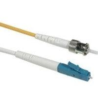 C2G 2M Lc/St Plenum-Rated Simplex 9/125 Single-Mode Fiber Patch Cable Fibre Optic Cable Yellow