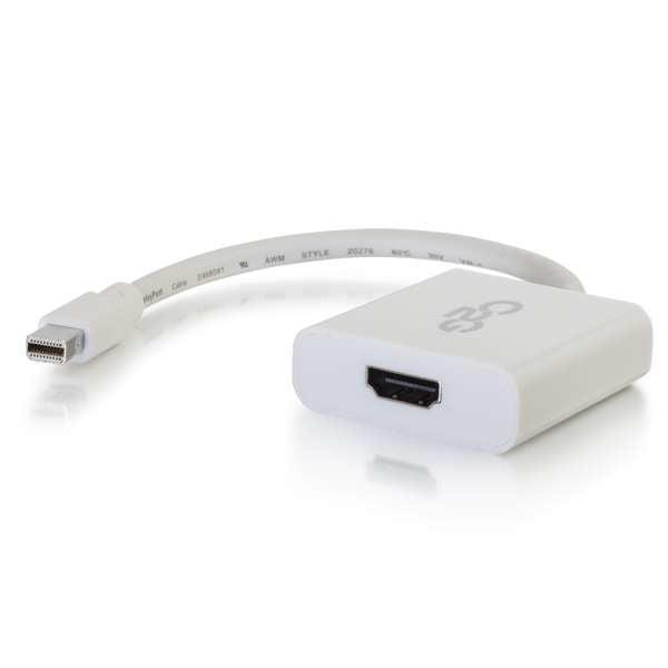 C2G 54308 Video Cable Adapter Mini Displayport Hdmi Type A (Standard) White