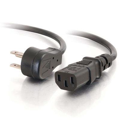 C2G Nema 5-15P - Iec320C13 Black 0.46 M
