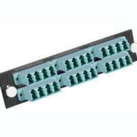 C2G Q-Series™ 24-Strand, Lc Quad, Pb Insert, Mm, Lc Adapter Panel Blue