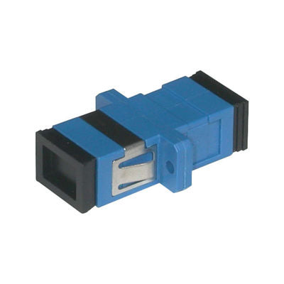 C2G Sc/Sc Fiber Coupler Simplex F/F Blue