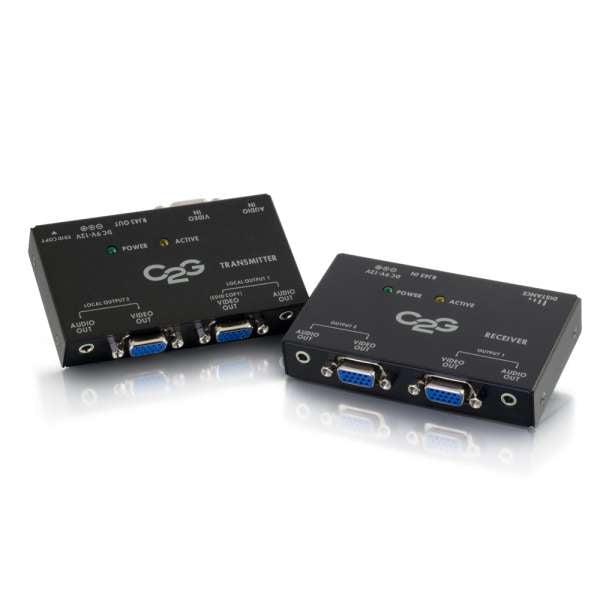 C2G Short Range Av Transmitter & Receiver Black
