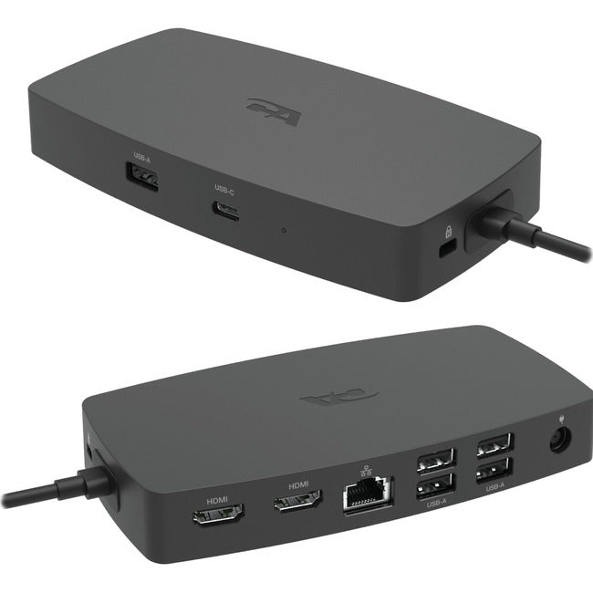 Ca Essential 4K Docking Station,Usb-C Dual 4K Hdmi.130W Adapter Inc