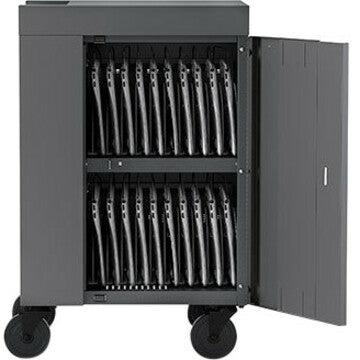 CUBE Cart Mini - Compact Charging Station for 20 iOS Devices | Bretford TVCM20PAC-GRA