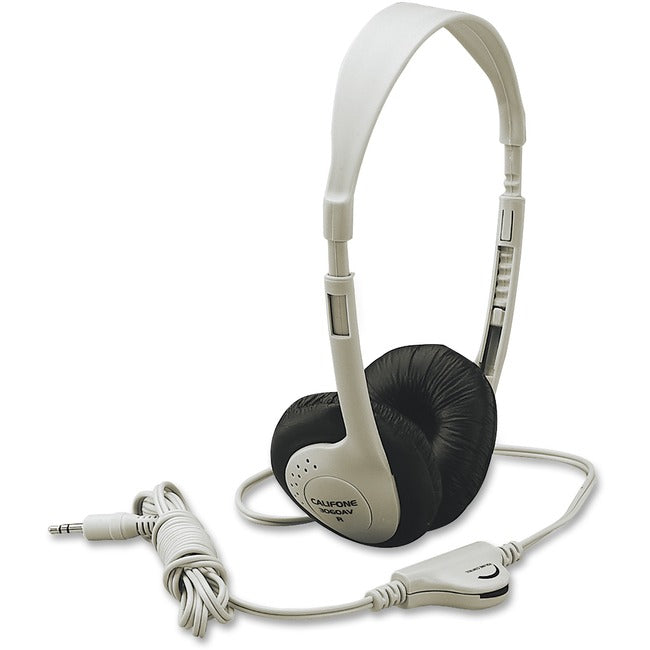 Califone Multimedia Stereo Headphone Wired Beige 3060AV