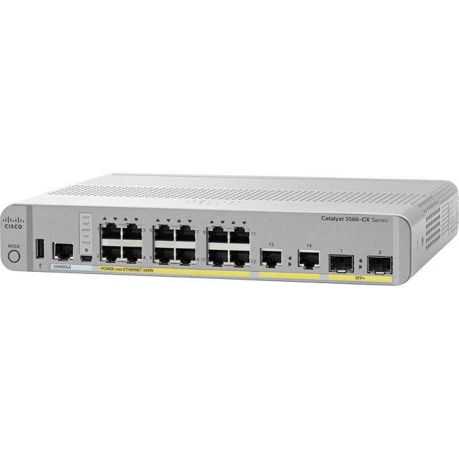 Cisco 3560CX-12PD-S Layer 3 Switch WS-C3560CX12PDS-RF