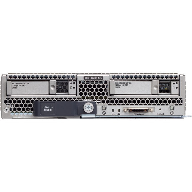 Cisco B200 M5 Blade Server - 2 x Intel Xeon Gold 6148 2.40 GHz - 192 GB RAM - Serial ATA, 12Gb/s SAS Controller UCS-SP-B200M5-C2