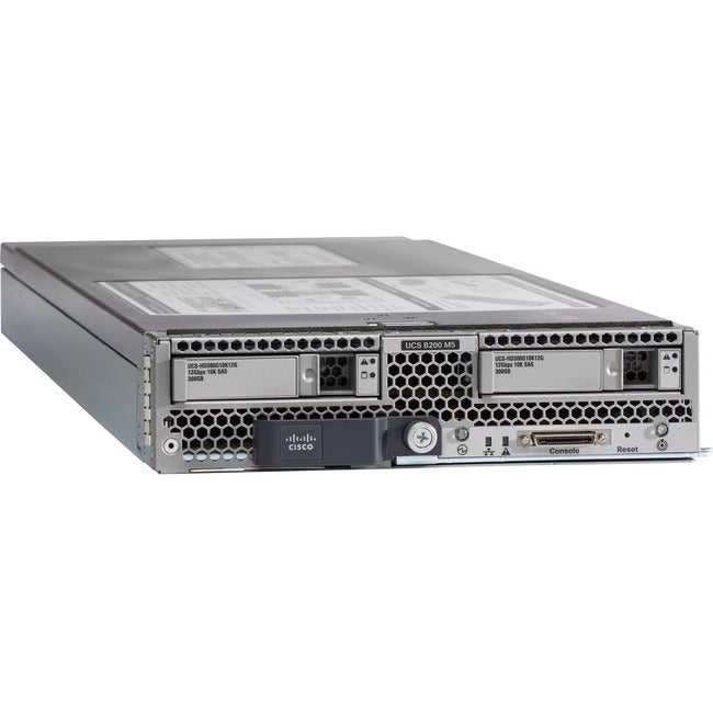 Cisco B200 M5 UCSB-B200M5-RSV1B Blade Server - 2 x Intel Xeon 6226R 2.80 GHz - 64 GB RAM - 240 GB SSD - (1 x 240GB) SSD Configuration - 12Gb/s SAS Controller TR-B200M5-RSV1B
