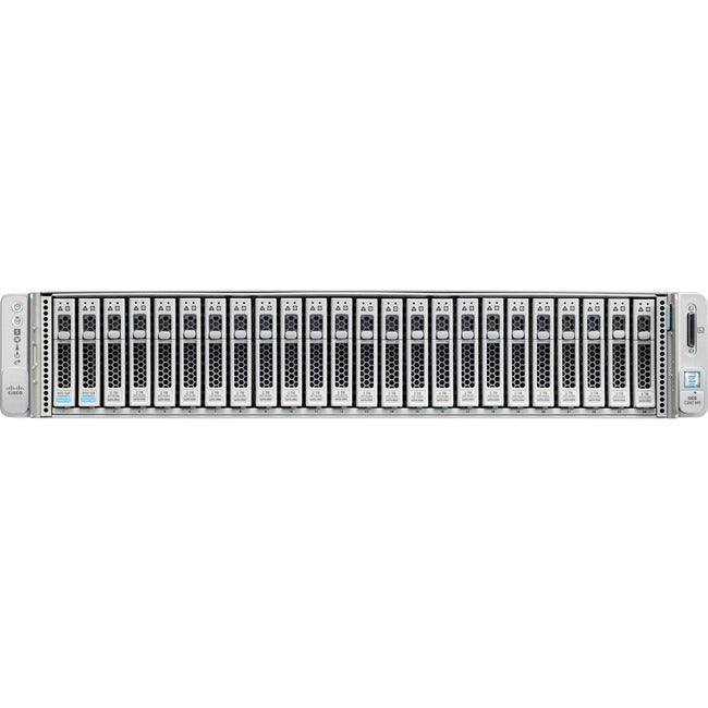 Cisco Barebone System - 2U Rack-mountable - 2 x Processor Support UCSC-C240-M5SN-CH