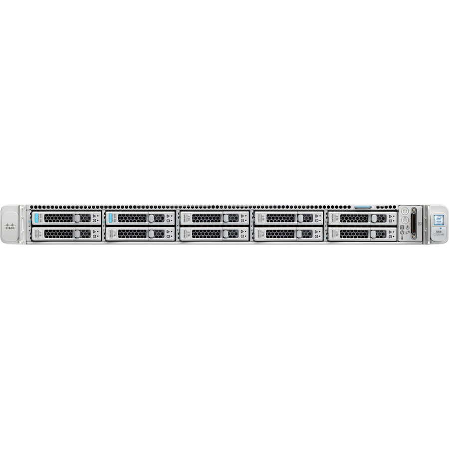 Cisco C220 M5 1U Rack Server - 2 x Intel Xeon Silver 4114 2.20 GHz - 64 GB RAM - 12Gb/s SAS Controller UCS-SP-C220M5-S2