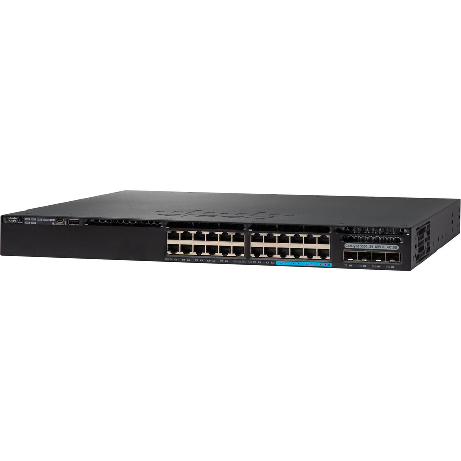 Cisco Catalyst 3650-24T Layer 3 Switch WS-C3650-24TD-E-RF