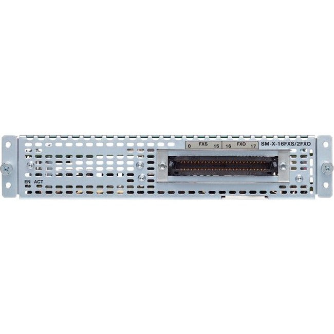 Cisco Single-Wide High Density Analog Voice Service Module With 16 FXS And 2 FXO SM-X-16FXS/2FXO