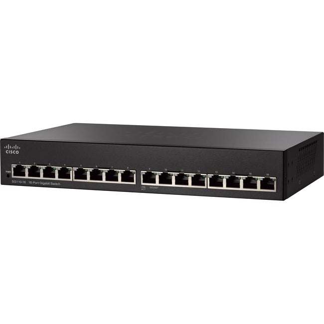 Cisco Small Business SG110-16 16-Port Unmanaged Gigabit Switch SG110-16-NA-RF