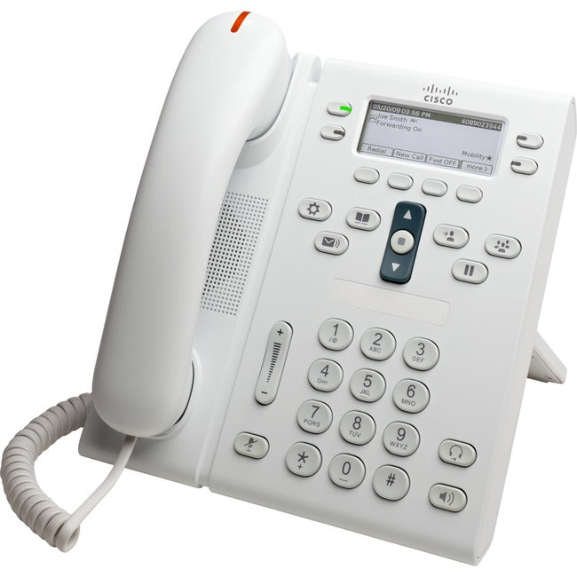 Cisco Unified 6941 IP Phone - Refurbished - Wall Mountable - Arctic White CP-6941-WL-K9-RF