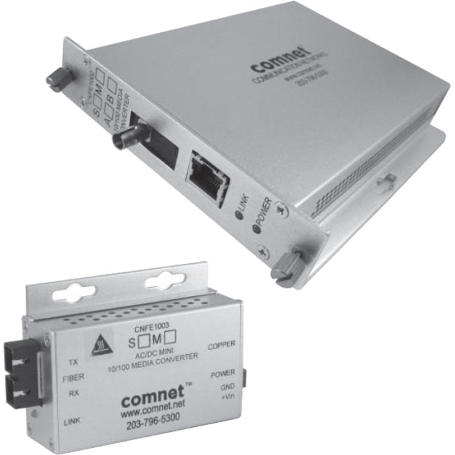 Comnet Standard Mount Dc-Only Media Converter