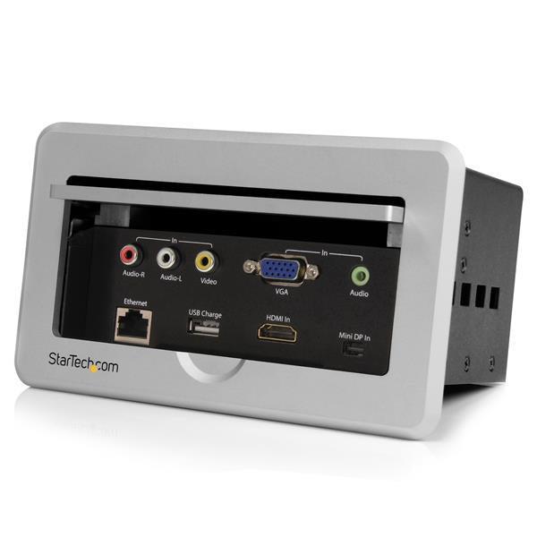 Conference Table Box AV Connectivity - TAA Compliant HDMI VGA Hub | StarTech BOX4HDECP