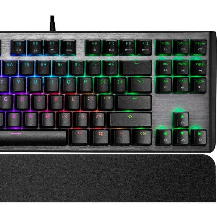 Cooler Master Ck-530-Gktr1-Us Usb Wired Gaming Keyboard W/ Red Switch (Gunmetal Black)