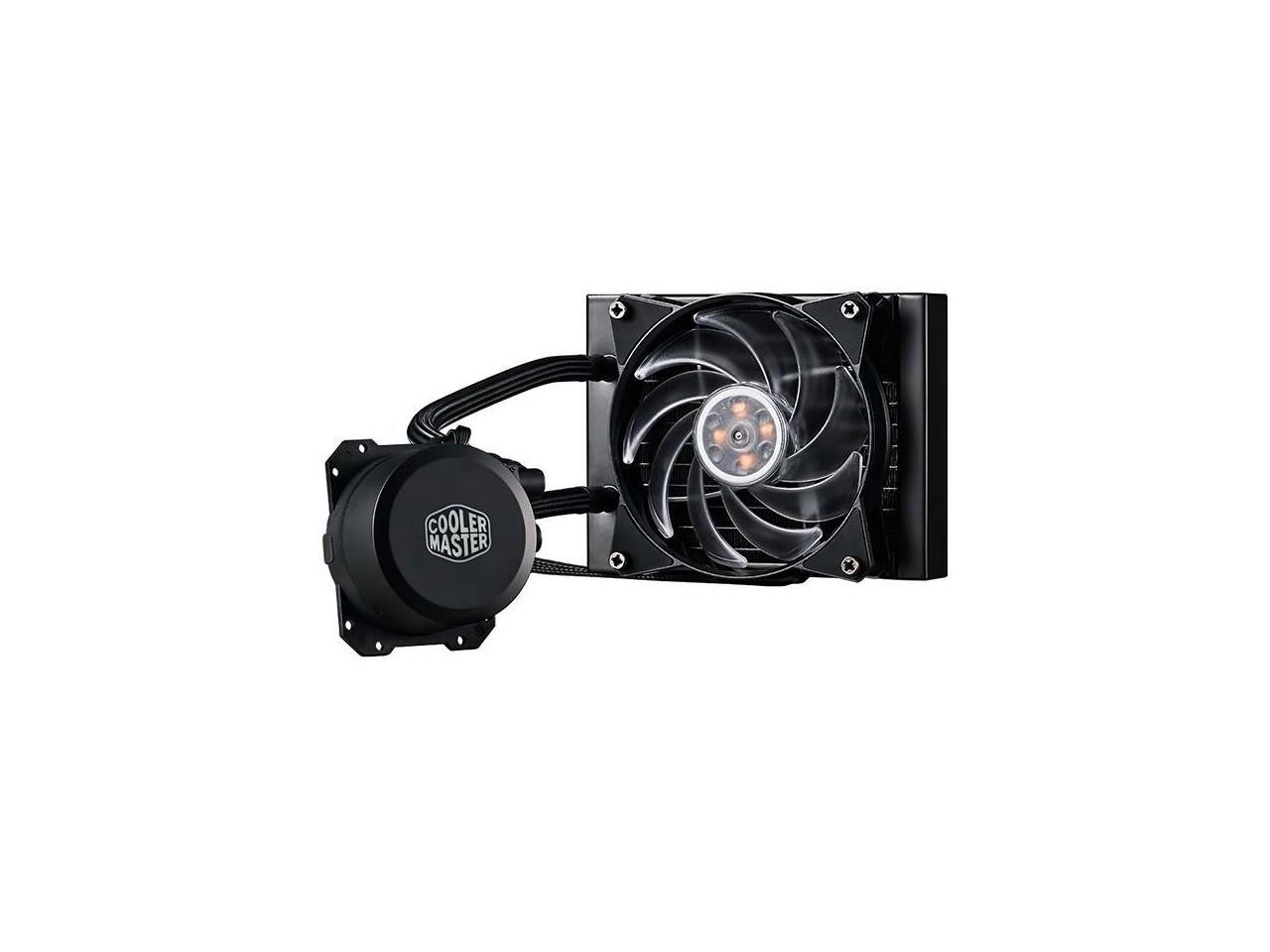 Cooler Master Masterliquid Ml120L Rgb Close-Loop Cpu Liquid Cooler, 120Mm Radiator, Dual Chamber Rgb