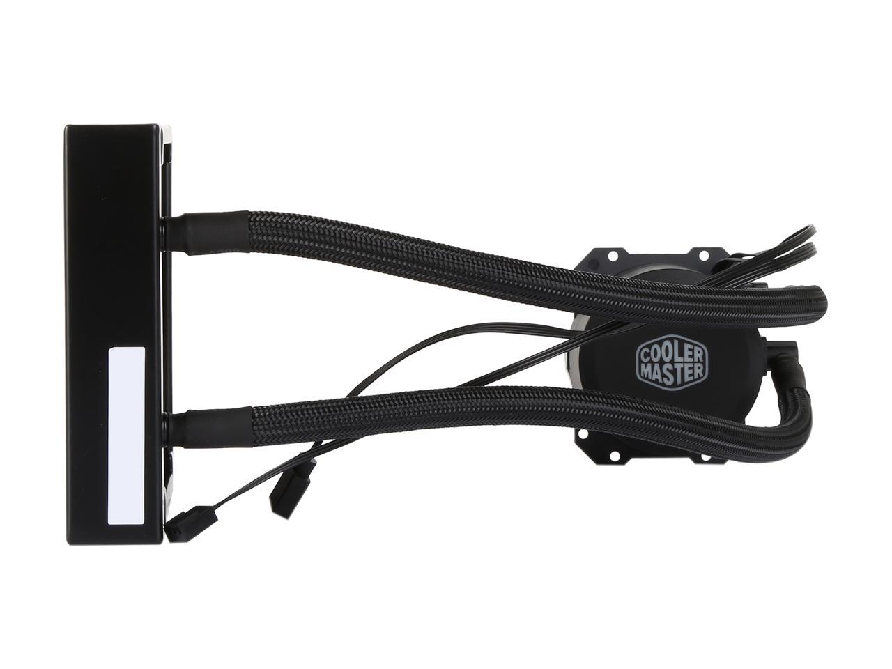 Cooler Master Masterliquid Ml120L Rgb Close-Loop Cpu Liquid Cooler, 120Mm Radiator, Dual Chamber Rgb