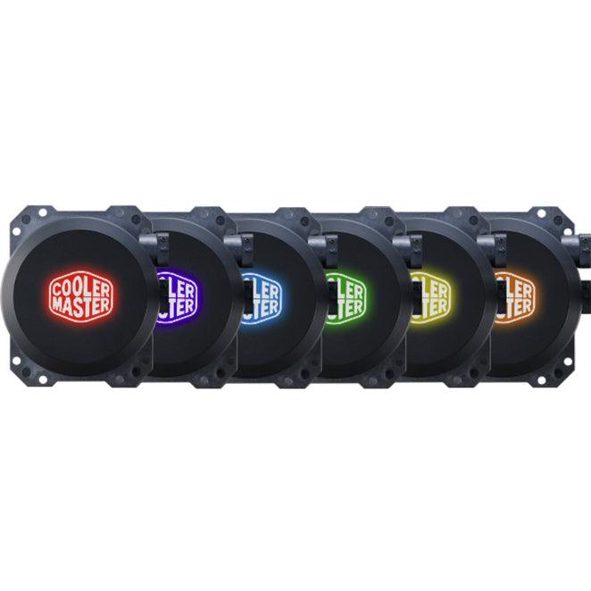 Cooler Master Masterliquid Ml120L Rgb Close-Loop Cpu Liquid Cooler, 120Mm Radiator, Dual Chamber Rgb