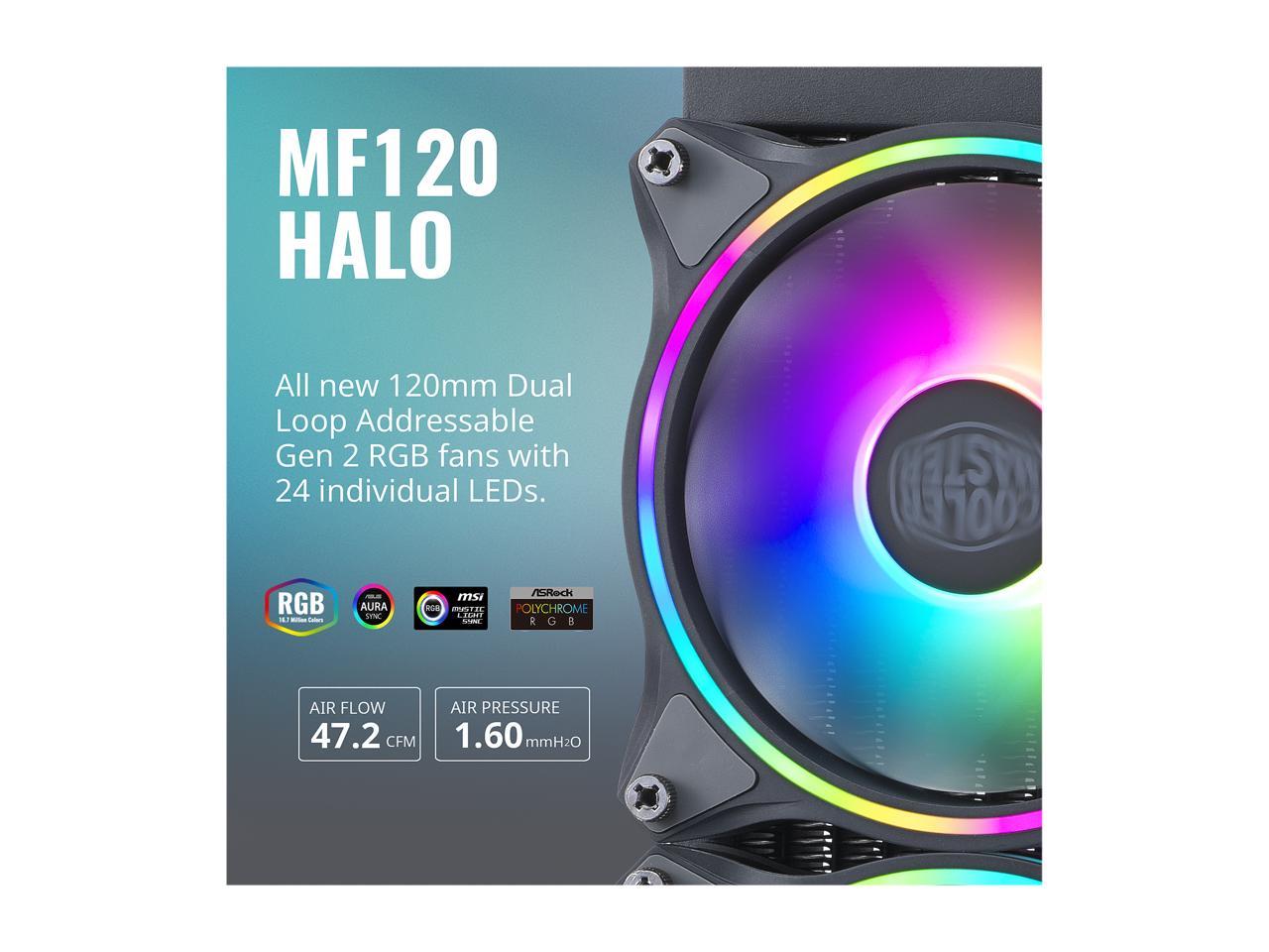 Coolermaster Masterliquid Ml240 Illusion, Translucent Dome, 3Rd Gen Dual Chamber Pump, 240 Radiator, Mlx-D24M-A18P2-R1