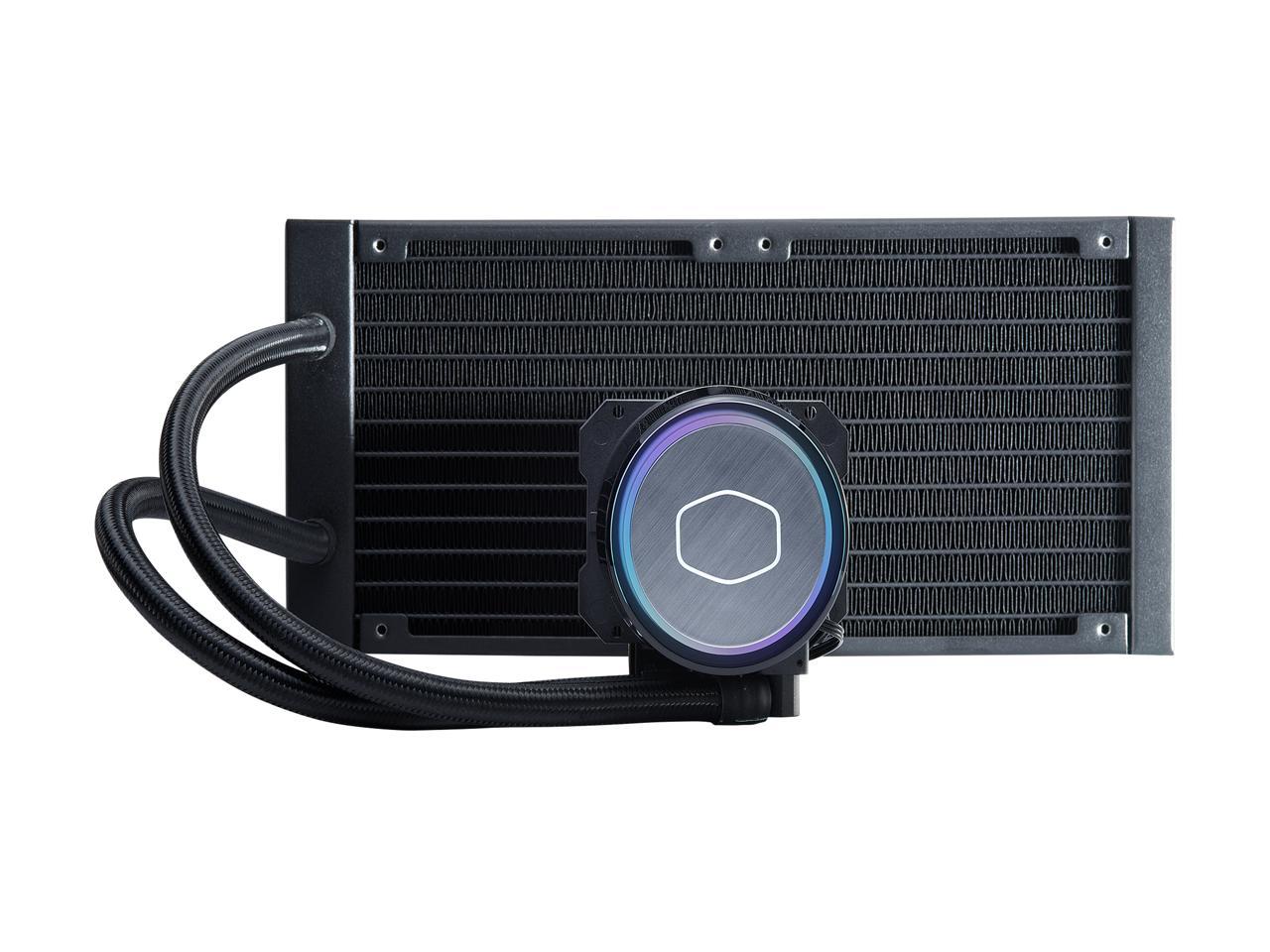 Coolermaster Masterliquid Ml240 Illusion, Translucent Dome, 3Rd Gen Dual Chamber Pump, 240 Radiator, Mlx-D24M-A18P2-R1