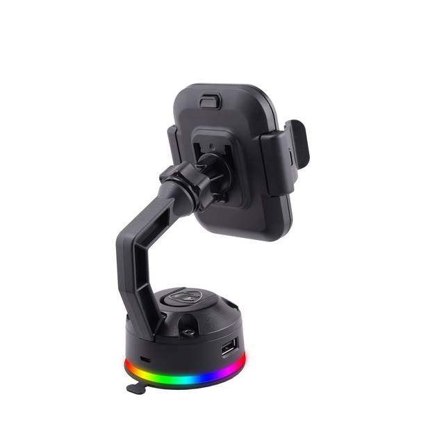 Cougar Bunker M Rgb Phone Stand With Qi Wireless Charging And 2X Usb 2.0