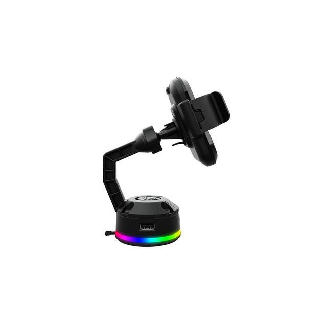 Cougar Bunker M Rgb Phone Stand With Qi Wireless Charging And 2X Usb 2.0