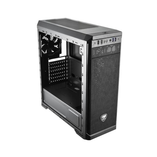 Cougar Mx330-G Mx330 Mid Tower Case With Full Tempered Glass Window And Usb 3.0