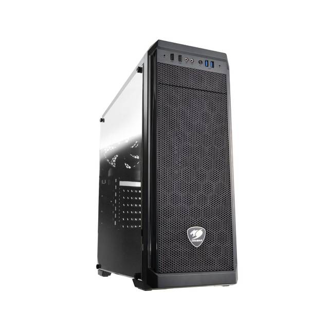 Cougar Mx330-G Mx330 Mid Tower Case With Full Tempered Glass Window And Usb 3.0