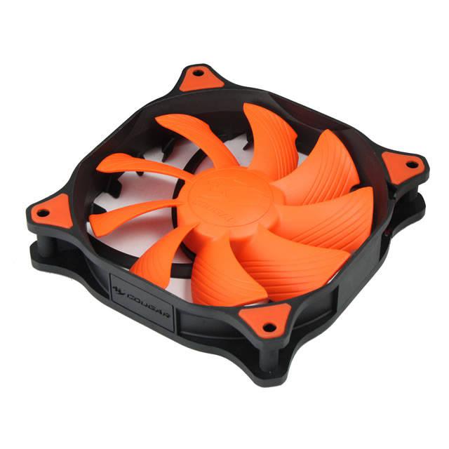 Cougar Vortex Cf-V12H 120Mm Hydro Dynamic Bearing (Fluid) Case Fan (Orange)