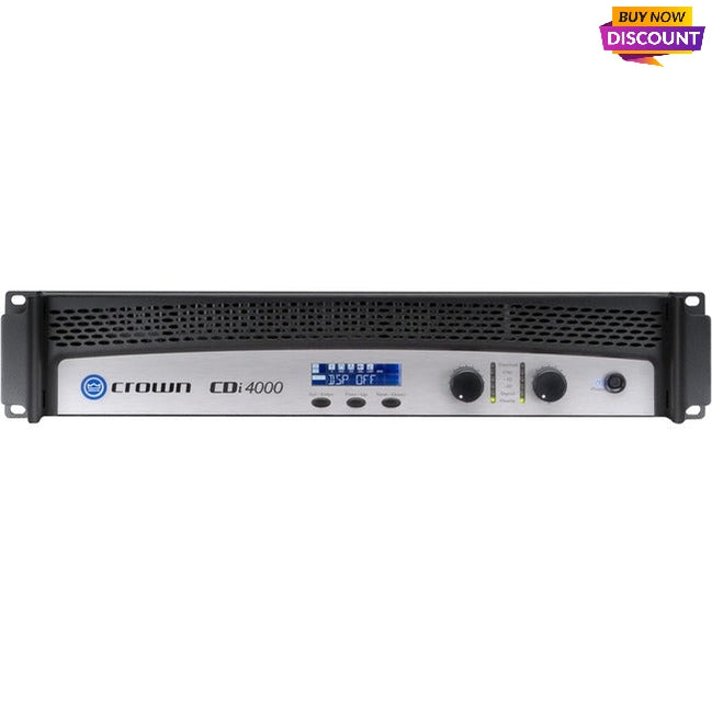 Crown CDi 4000 Amplifier - 2400 W RMS - 2 Channel NCDI4000VM