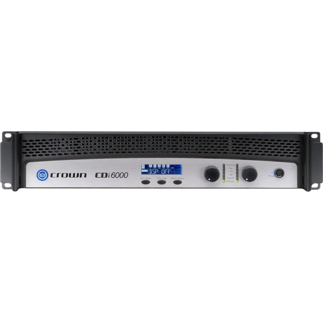 Crown CDi 6000 Amplifier - 4200 W RMS - 2 Channel - Black NCDI6000