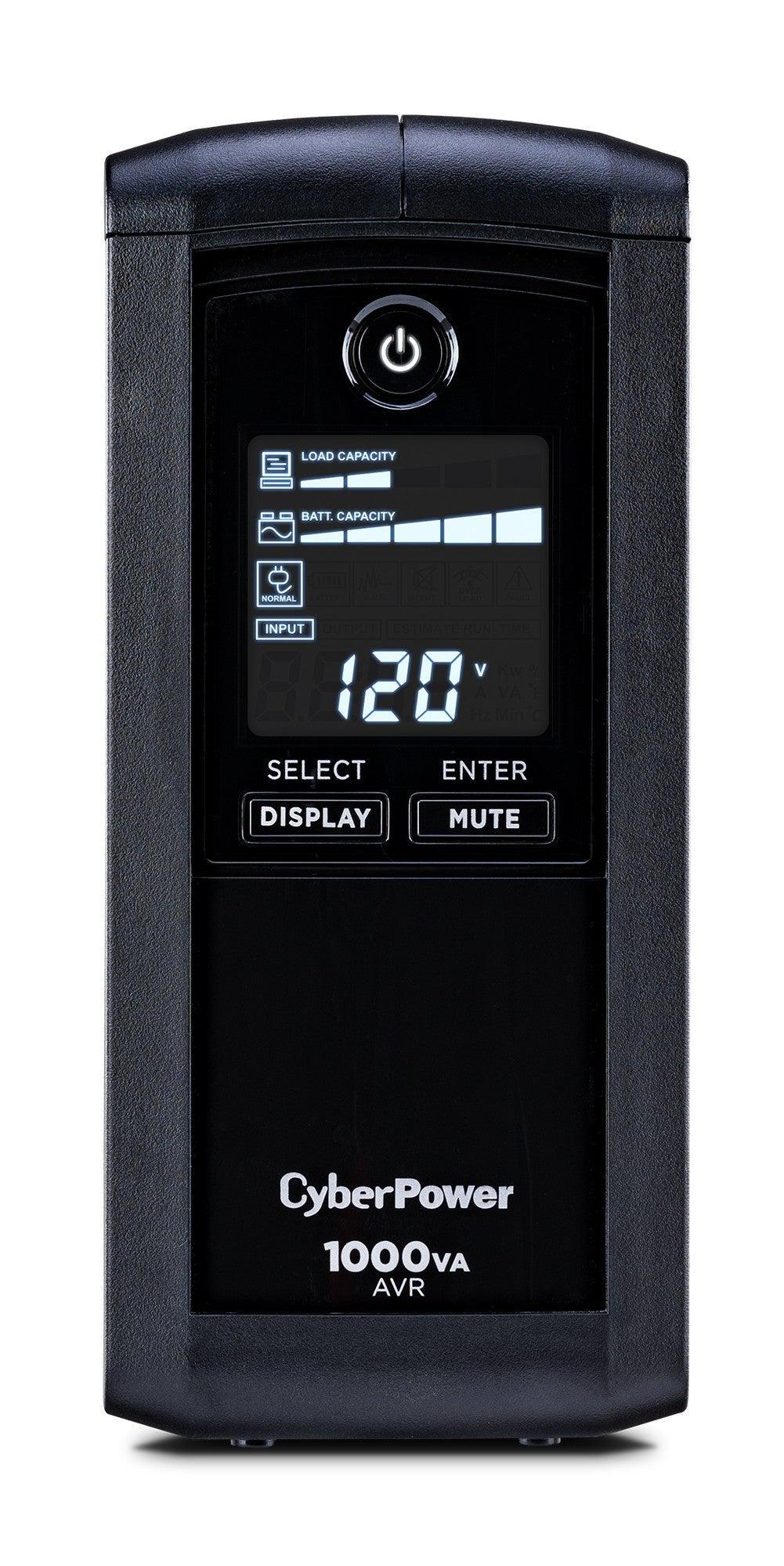 Cyberpower Cp1000Avrlcd Uninterruptible Power Supply (Ups) 1 Kva 600 W