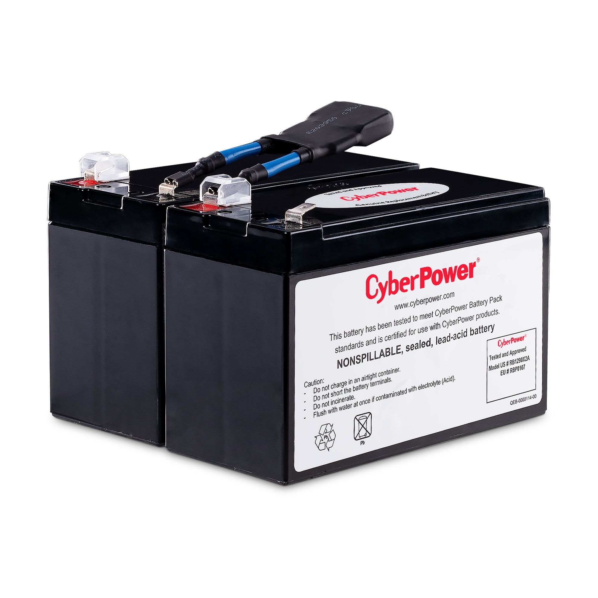 Cyberpower Rb1290X2A Ups Battery Sealed Lead Acid (Vrla) 12 V 9 Ah