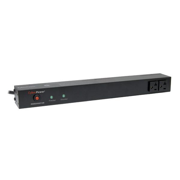 Cyberpower Rkbs20S2F10R Surge Protector Black 12 Ac Outlet(S) 120 V 4.57 M