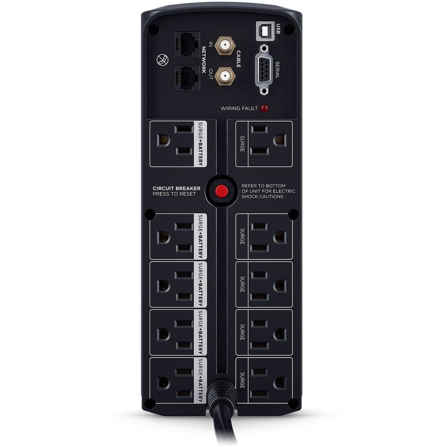 Cyberpower Cp1500Avrt Uninterruptible Power Supply (Ups) Line-Interactive 1.5 Kva 900 W