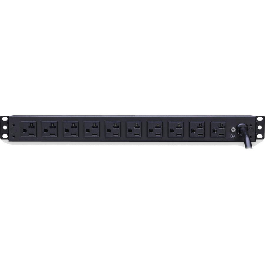 Cyberpower Rkbs20S2F10R Surge Protector Black 12 Ac Outlet(S) 120 V 4.57 M