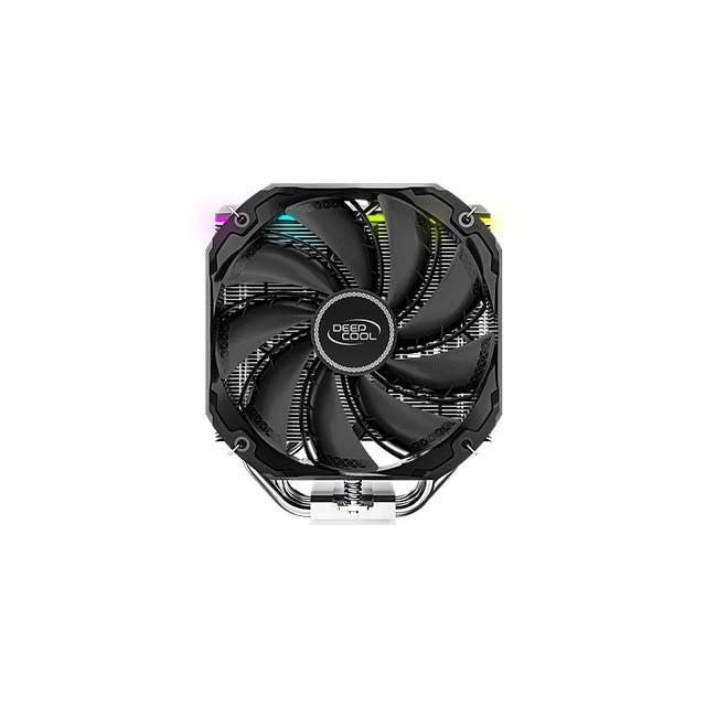 Deepcool As500 Cpu Air Cooler, Universal Ram Height Compatibility, 140Mm Pwm Fan, A-Rgb Top Cover, 5 Heat Pipe Design For Intel Core/Amd Ryzen Cpus