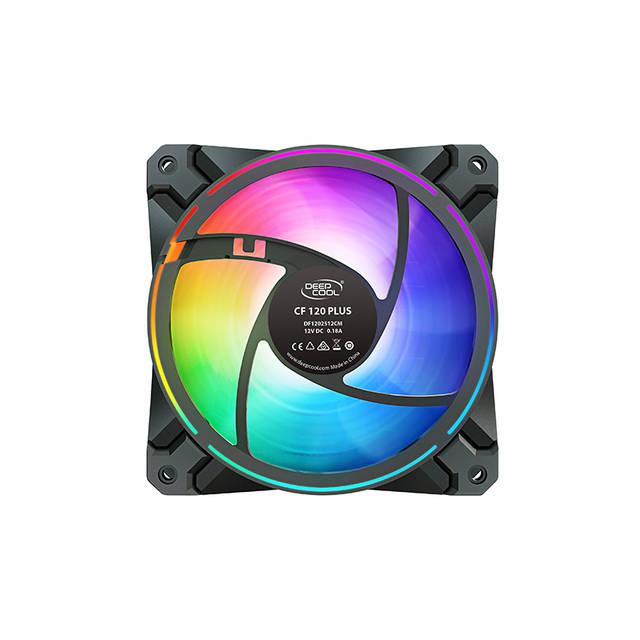 Deepcool Cf120 Plus 3X120Mm Pwm Fan, A-Rgb Dual Loop Lighting Zones, High Airflow And Low-Noise,