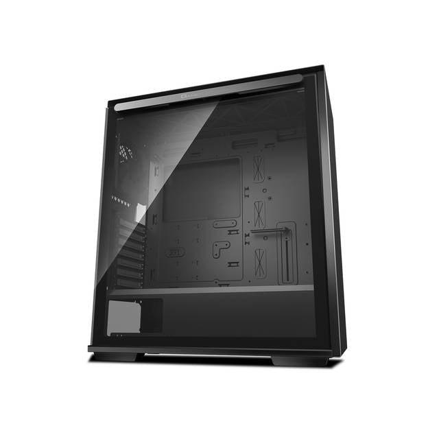 Deepcool Macube 310 Bk Gamer Storm Macube 310 Black Atx Mid Tower Case Full-Size Magnetic Tempered Glass Built-In Fan Hub And Graphics Card Holder