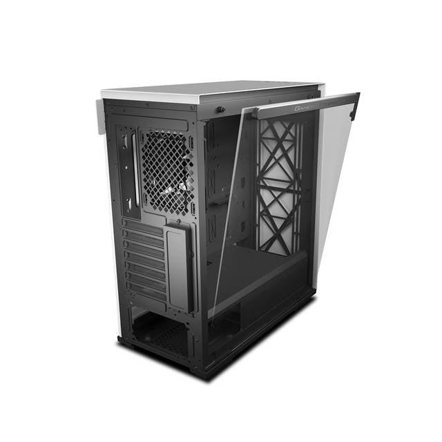 Deepcool Macube 310 Wh Gamer Storm Macube 310 White Atx Mid Tower Case Full-Size Magnetic Tempered Glass Built-In Fan Hub And Graphics Card Holder